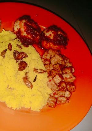 Foto resep Nasi Kuning Sederhana ala pemalas