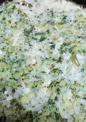 Una foto de Tortilla de brócoli al horno