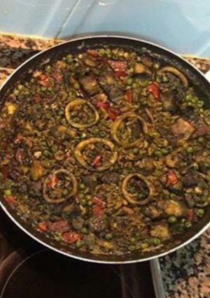 Una foto de Arroz negro
