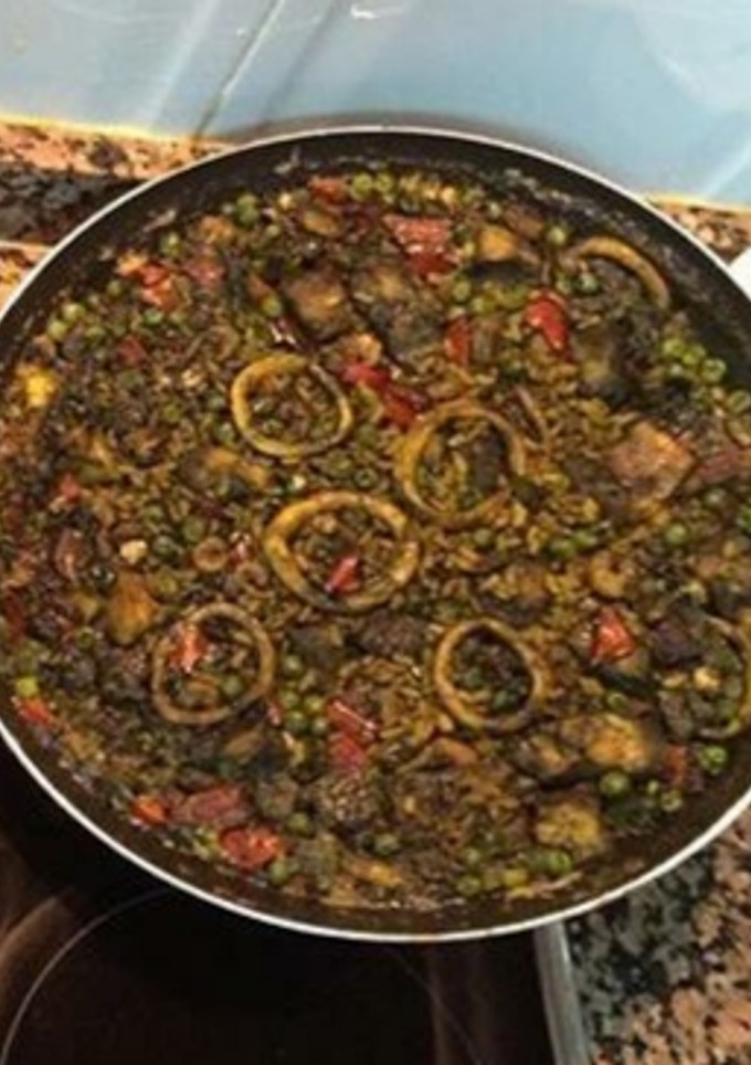 Una foto de Arroz negro