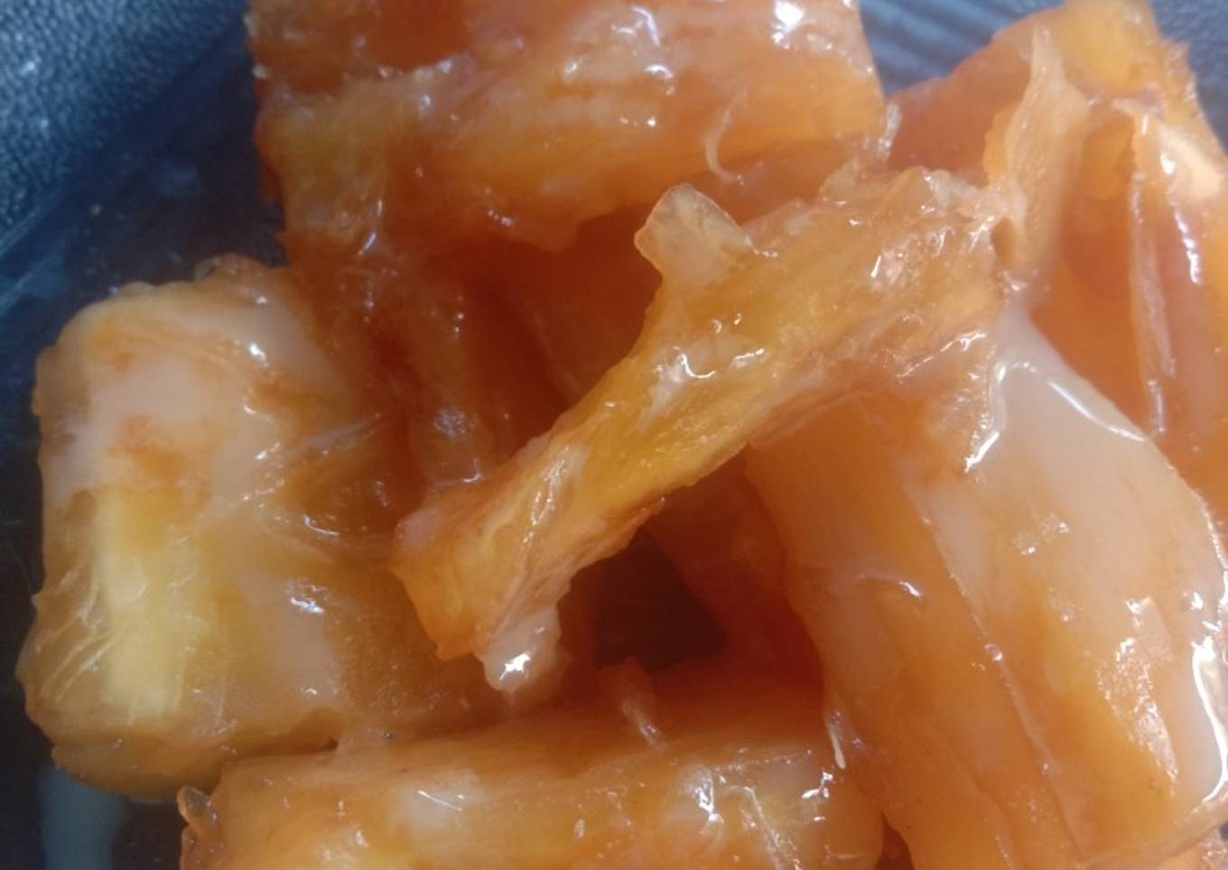 Singkong selaput gula jawa