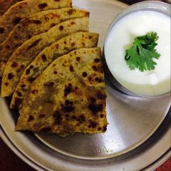 A picture of Sweet potato paratha.