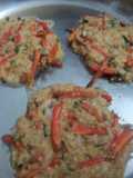 Tortitas de flores de sábila, amaranto, chía con ajonjolí rancheras en caldillo las Correa del Ocote