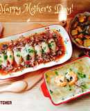 Mực nhồi thịt sốt cà