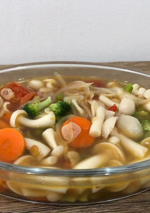 Foto resep Broccoli Mushrooms soup
