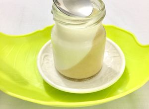 Hình của món Pudding xoài cho bé.