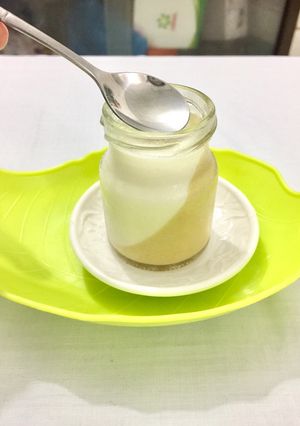 Hình của món Pudding xoài cho bé.