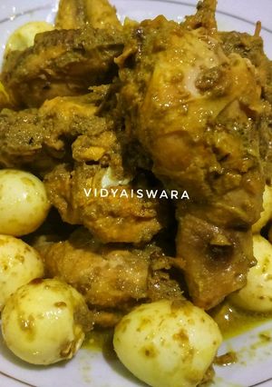 Foto resep Gulai ayam telur puyuh