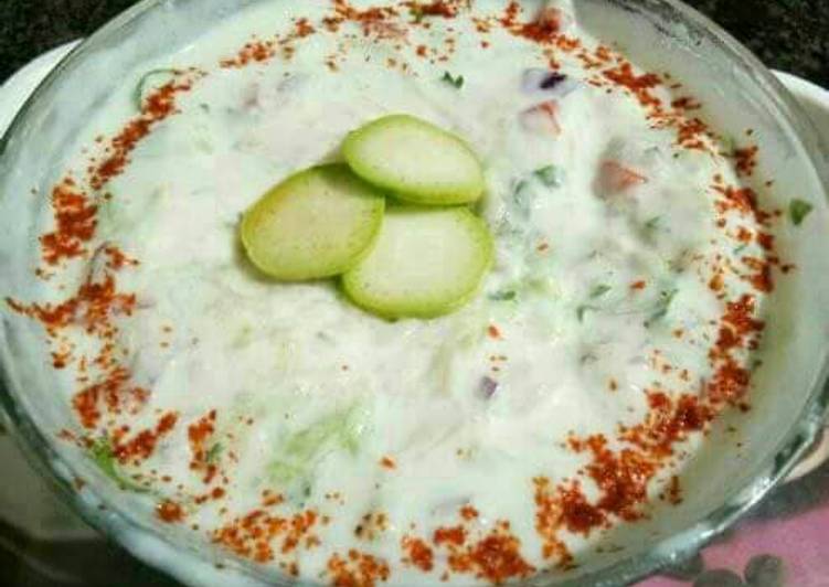 Bottle gourd raita