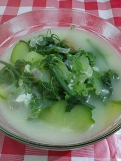 Foto resep Bobor daun labu