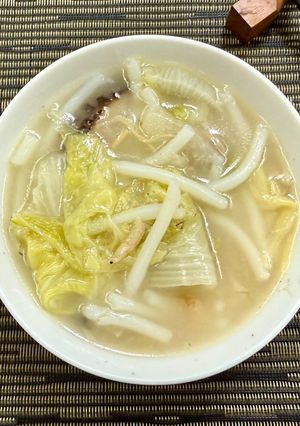 大白菜米粉湯 的食譜成品照片