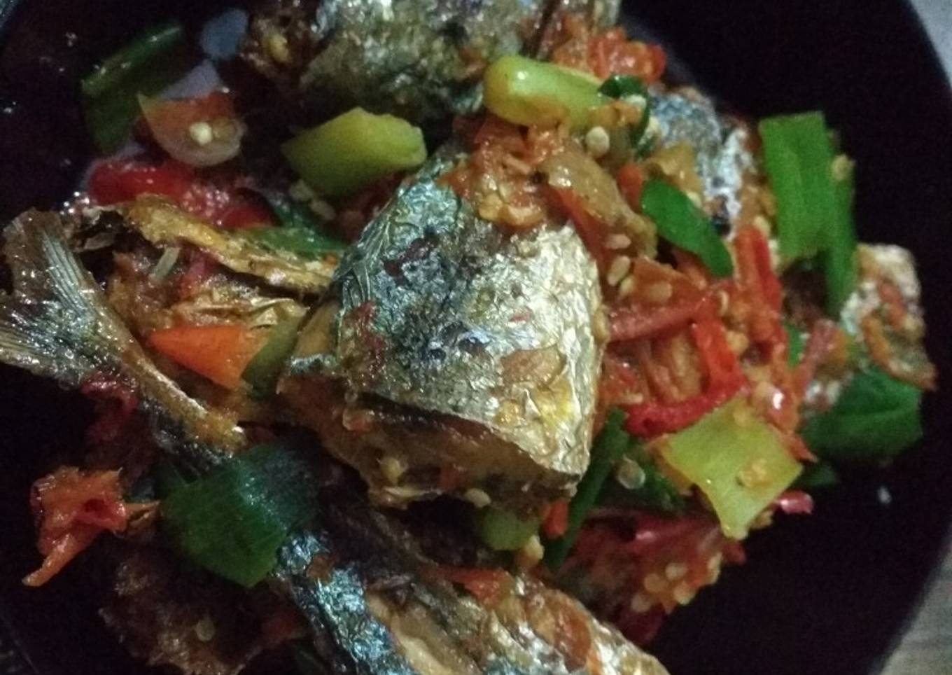 Ikan Cakalang bumbu Rica