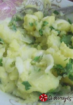 A picture of Potato Salad with Mustard Dressing.