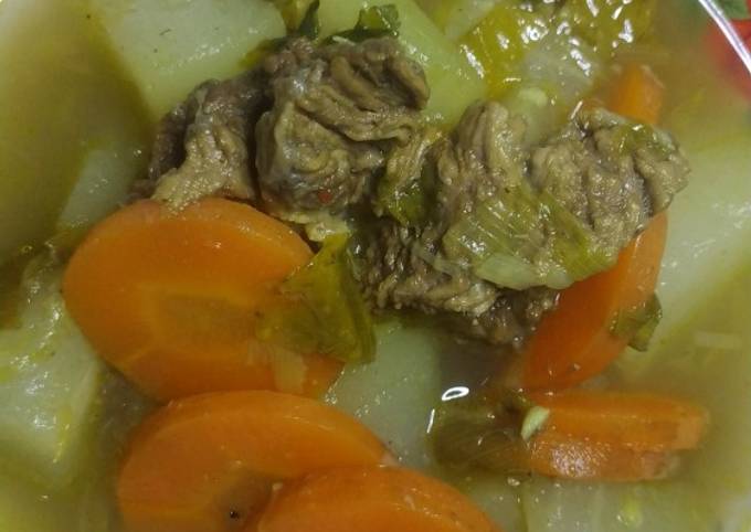 Cara Gampang Menyiapkan Sup/Sop Daging Kuning yang Bikin Ngiler