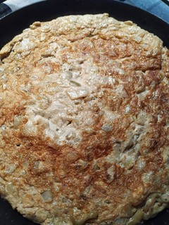 Una foto de Tortilla de berenjena