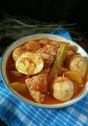 Foto resep SEMUR Tahu Telur Kentang PEDAS MANIS
