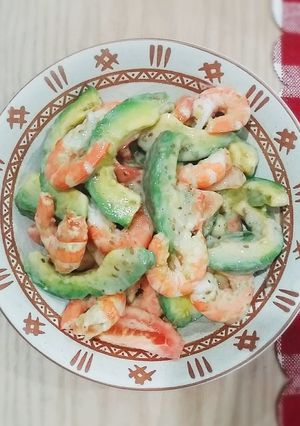 Hình của món Salad bơ.