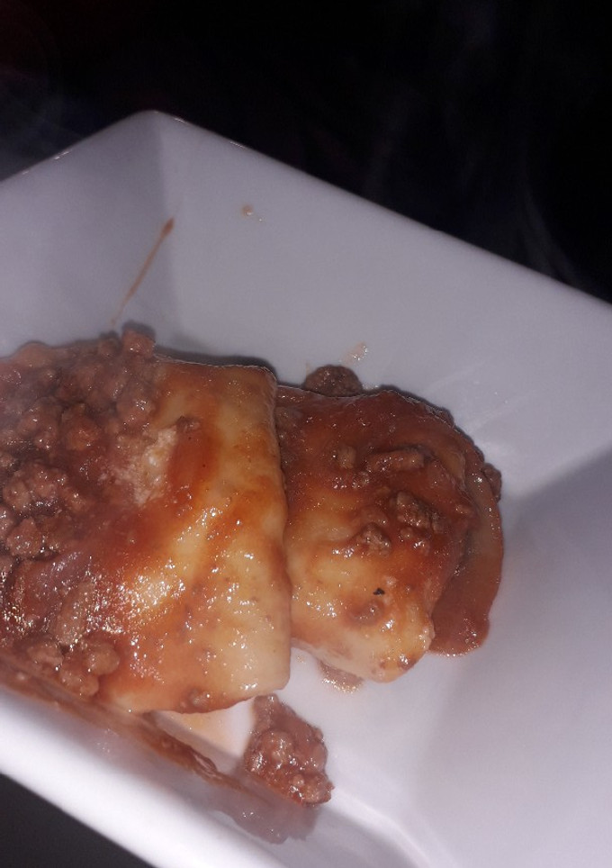 Una foto de Añolotis de ricota, jamón y queso