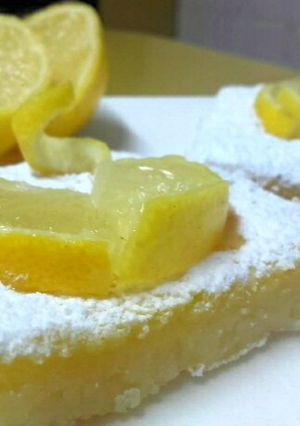 Una foto de Lemon bars