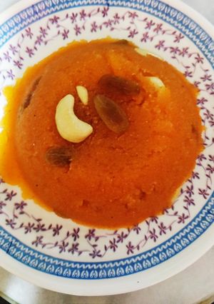A picture of Kesari bath.