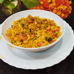 Mix Vegetable Red Poha A picture of Mix Vegetable Red Poha.