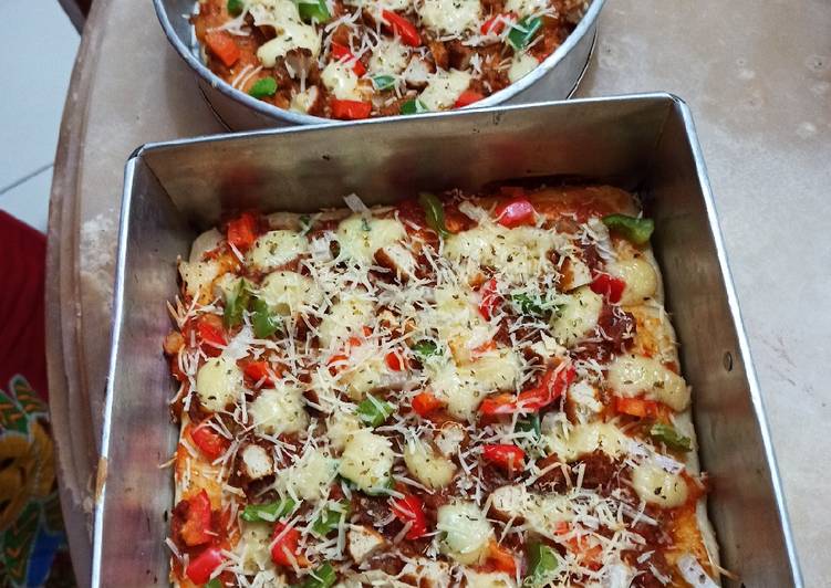 Cara Gampang Menyiapkan Pizza tanpa diuleni yang Sempurna