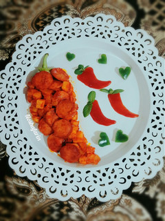 عکسی از دستور سوسیس بندری