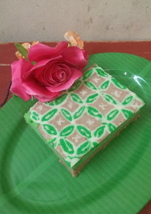 Foto resep Coklat pandan batik cake