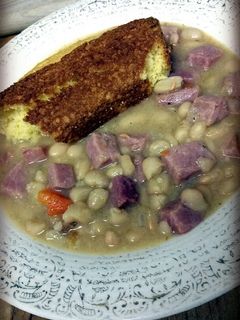 A picture of 27 Minute Ham & Bean Soup.