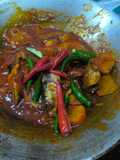Ikan Sardin Masak Sambal dengan Ubi Kentang