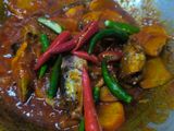 Ikan Sardin Masak Sambal dengan Ubi Kentang