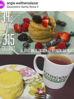 Una foto de Mug cake Proteico (quequito con proteína en tazón)