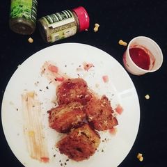 Recipe cheese pizza bread pakoda A picture of Recipe cheese pizza bread pakoda.