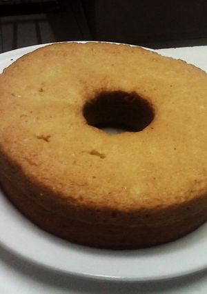Una foto de Bizcochuelo de vainilla y manzana rallada