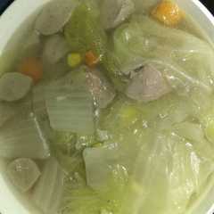 รูปของ Sop sawi putih dan bakso