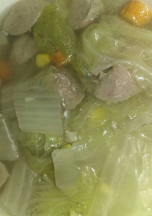 Foto resep Sop sawi putih dan bakso