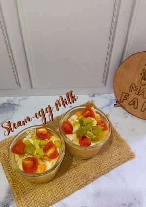 Foto resep STEAMEGG MILK (MENU KELUARGA, MPASI START 1 TAHUN, MENU TODDLER)