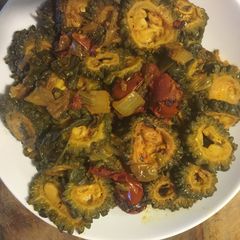 A picture of Bitter Melon. Indian Karela..