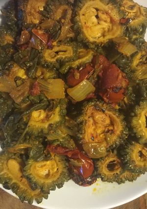 A picture of Bitter Melon. Indian Karela..