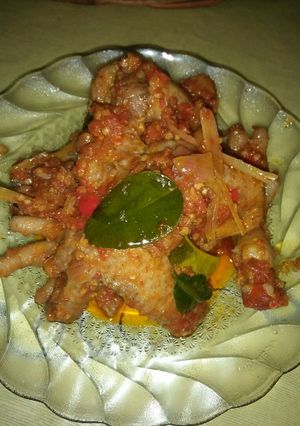 Foto resep Ceker sayap mercon