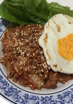 รูปของ ข้าวบุกผัดกิมจิคีโต