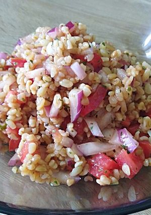 Nyári bulgur,, saláta '' recept fotója