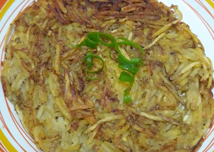 Bagaimana Membuat Potato Rösti (Vegetarian) Anti Gagal