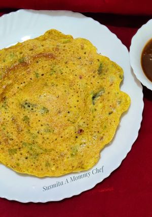 A picture of Adai dosa.