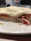 Sándwich con “pan de avena”