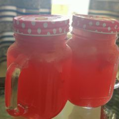 A picture of Watermelon mocktail.