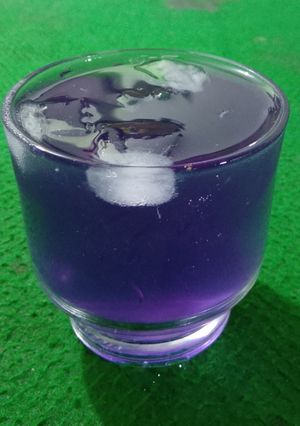 Foto resep Es Telang Lemon