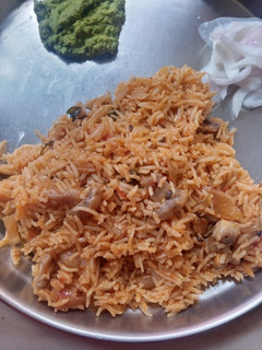 மஷ்ரூம் பிரியாணி 🍄 (Mushroom biryani recipe in tamil) செய்முறை முக்கிய புகைப்படம்