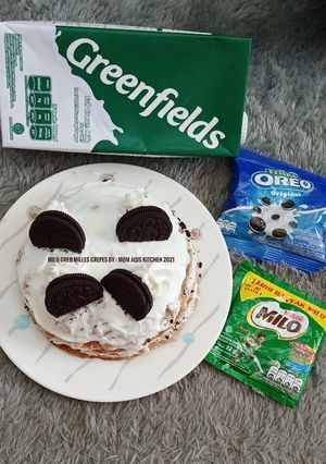 Foto resep Milo Oreo Milles Crepes