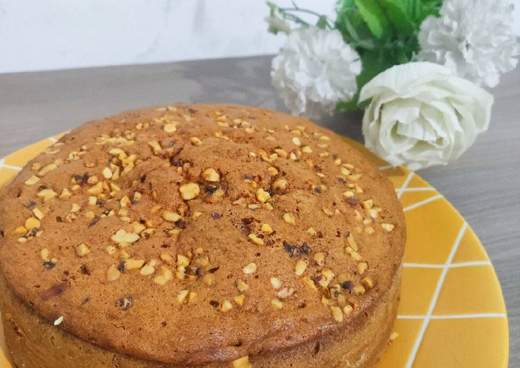 Resep Ontbijtkoek Cake (tanpa oven) | Cara Masak Ontbijtkoek Cake (tanpa oven) Yang Bikin Ngiler